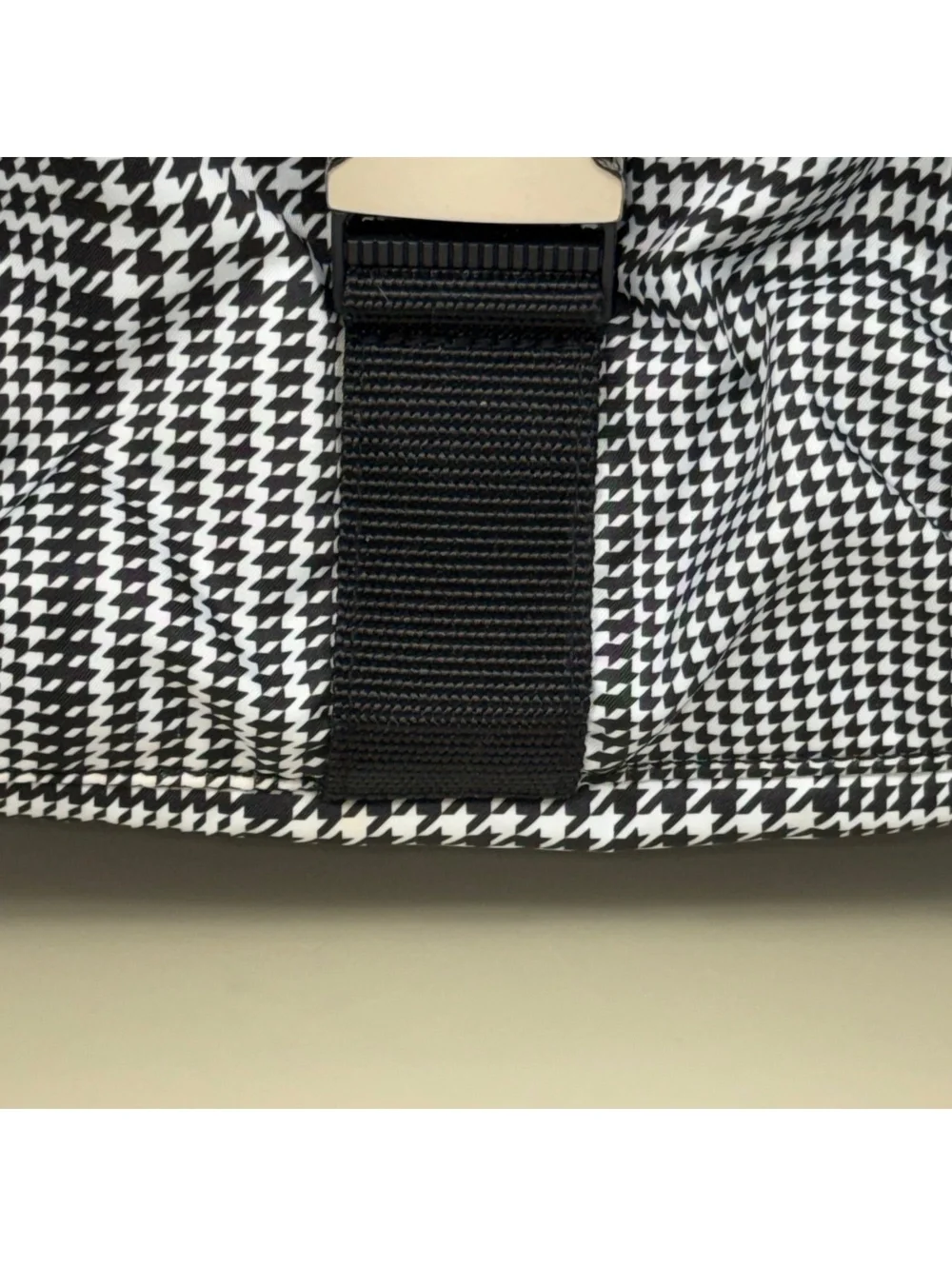 Lauren Ralph Lauren Houndstooth Plaid Tote Bag